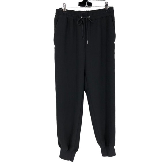 wilfred black buffon pants  Crepe joggers - size 10 - Picture 2 of 16